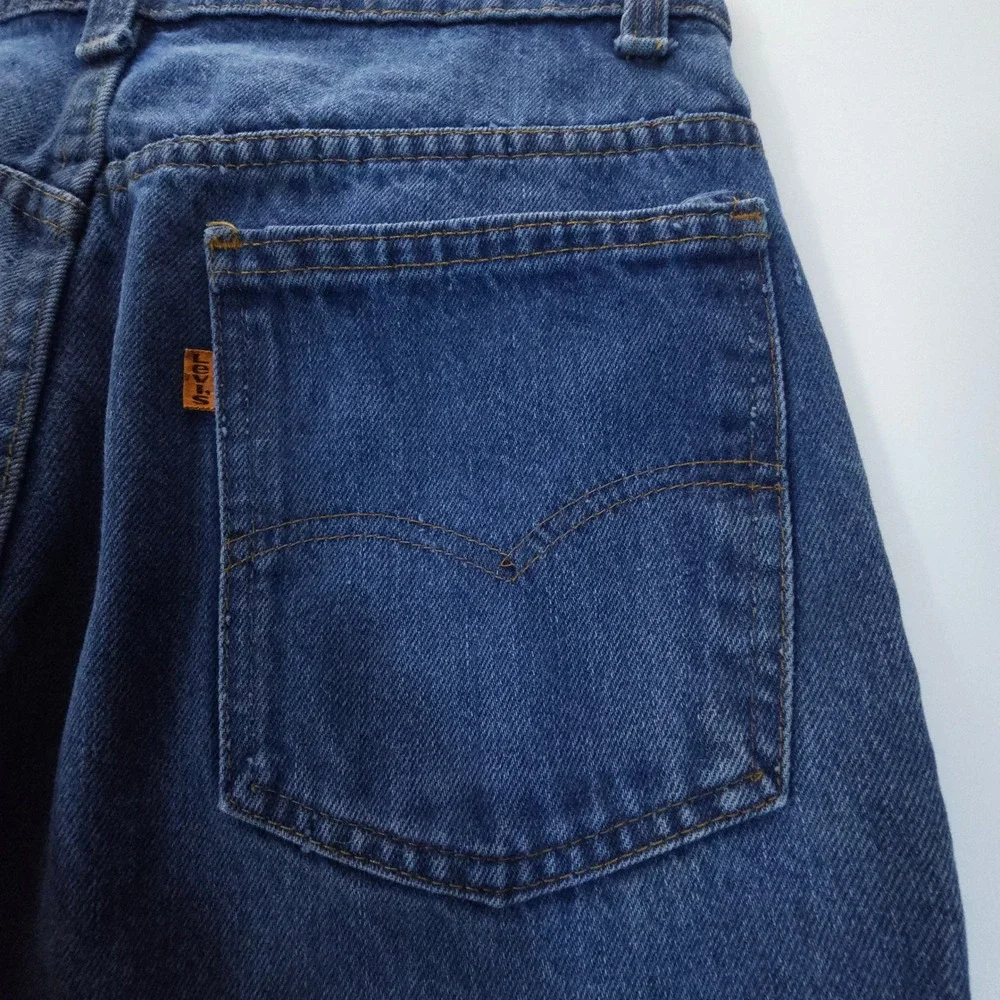 VTG 80s Levi's Orange Tab Jeans Mens‎ 29x25 Blue Straight Leg Denim Grunge USA